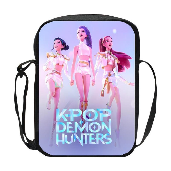 Wholesale K-Pop Hunter Witch Group Children' s Casual Shoulder Bag DIY Customized Men' s and Women' s Crossbody Bag