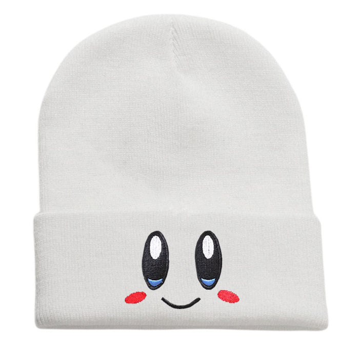 Wholesale Big Eyes Smiley Cartoon Cute Acrylic Wool Knitted Hat JDC-FH-Shengn003