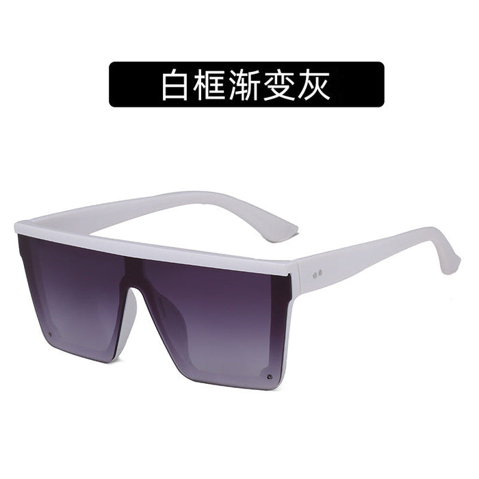 Venta al por mayor Cuadrado Clavos de arroz Lentes de una pieza Gafas de sol Male JDC-SG-XIA019