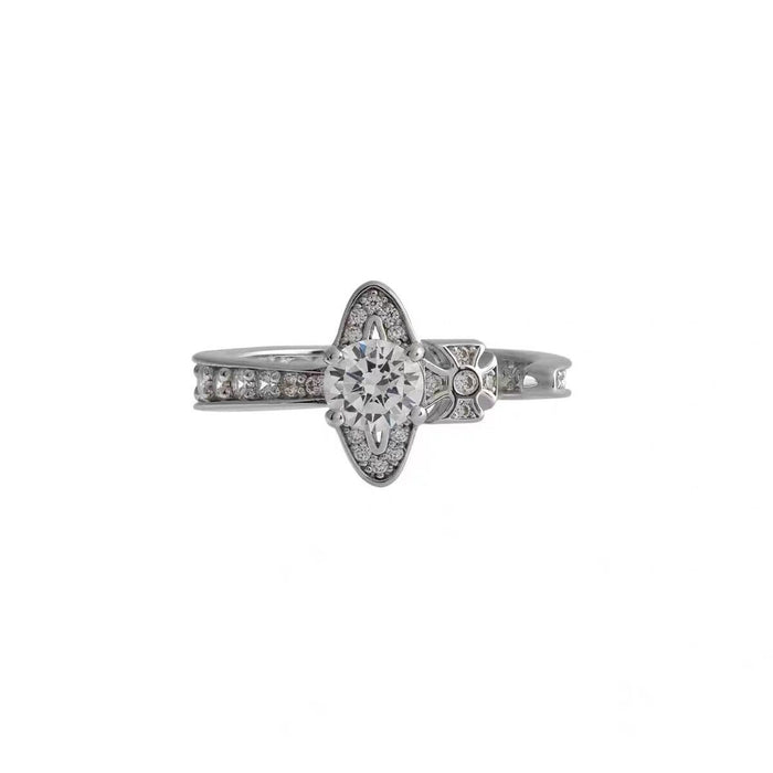 Wholesale Diamond studded ring with high-end feel, zircon opening adjustable ring