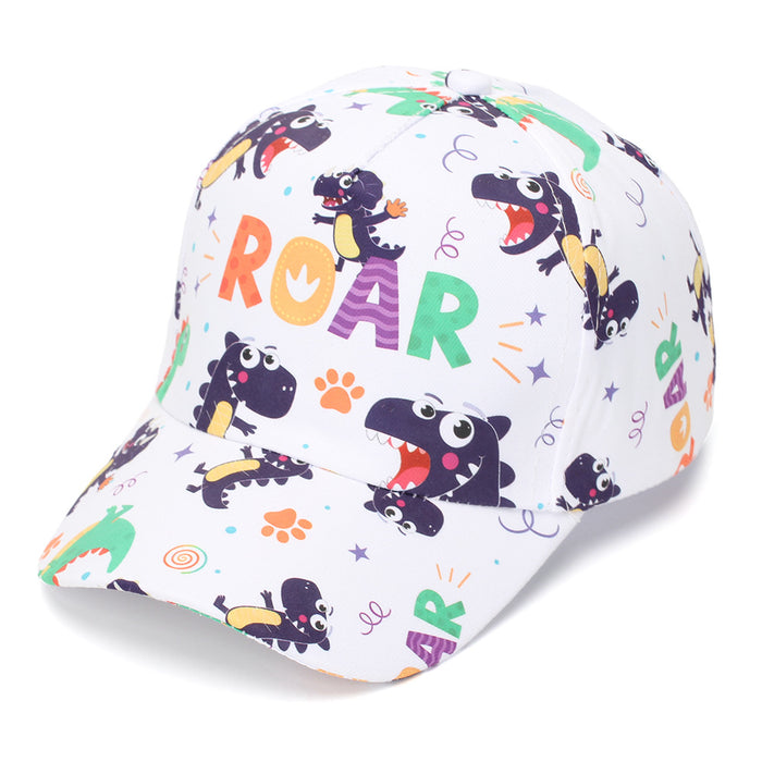 Wholesale Trendy Dinosaur Print Children' s Baseball Cap Summer Sun Protection Hat