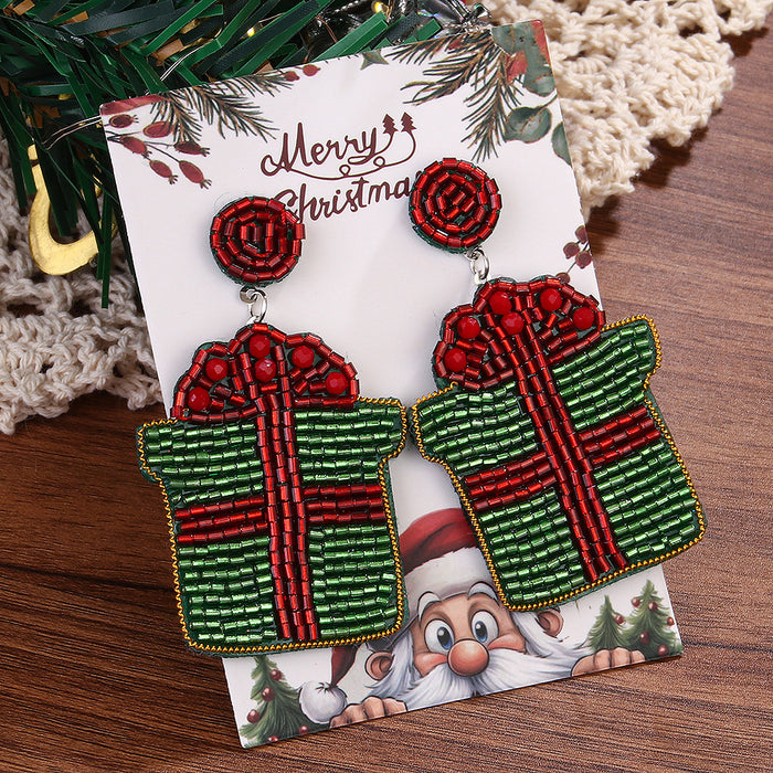 Wholesale Christmas tree  earrings  jewelry