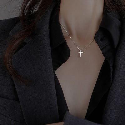 Wholesale Copper Cross Necklace JDC-NE-SMT008