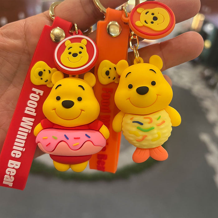 Wholesale Bear Cartoon Dolls PVC Keychains JDC-KC-MiaoY071