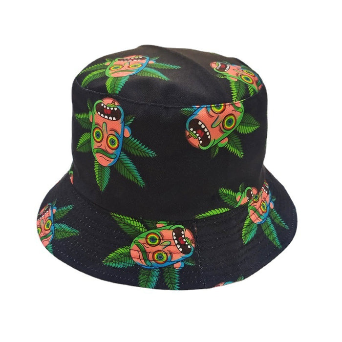 Wholesale Cartoon Print Cotton Bucket Hat JDC-FH-BoD017