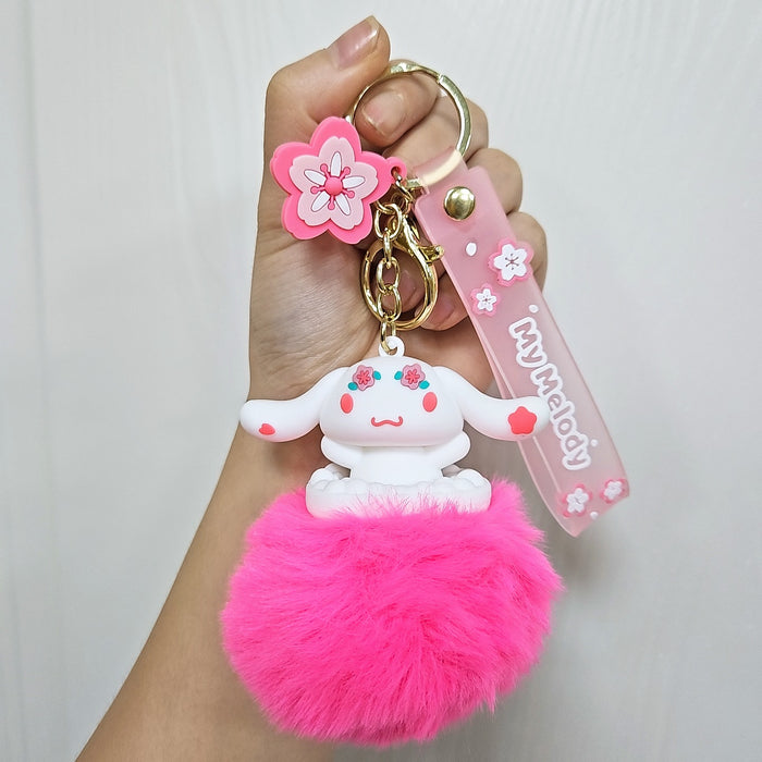 Wholesale Cartoon Ball PVC Keychain （S） JDC-KC-LuoYan006