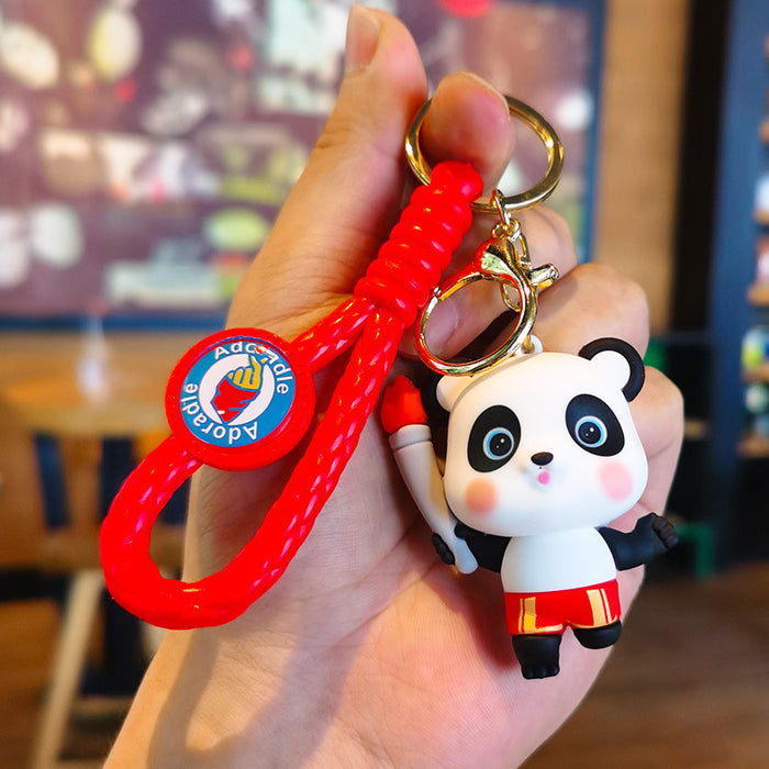 Wholesale Cartoon Doll 3D Rubber Keychain JDC-KC-Tingm068