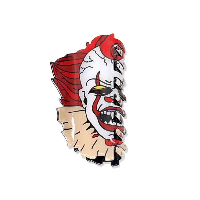 Wholesale New Cross-Border Hot-Selling  Hairpin Funny Ghost Face Hair Claw Ghost Face Horror Niche Design Holiday Dress Hair