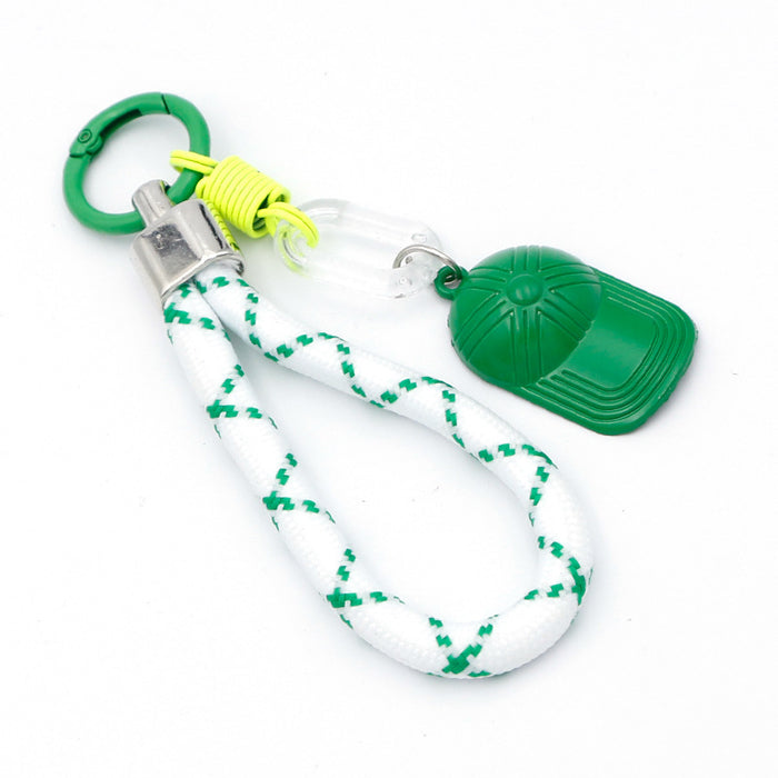 Wholesale Colorful Rope Pendant Keychain JDC-KC-QLP022