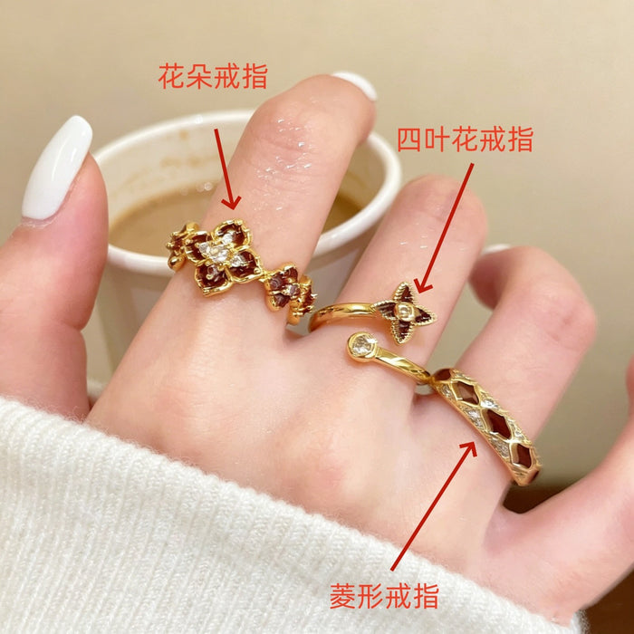 Wholesale Snake Head Tiger Eye Style Fashion Jewelry Set Electroplated Boutique