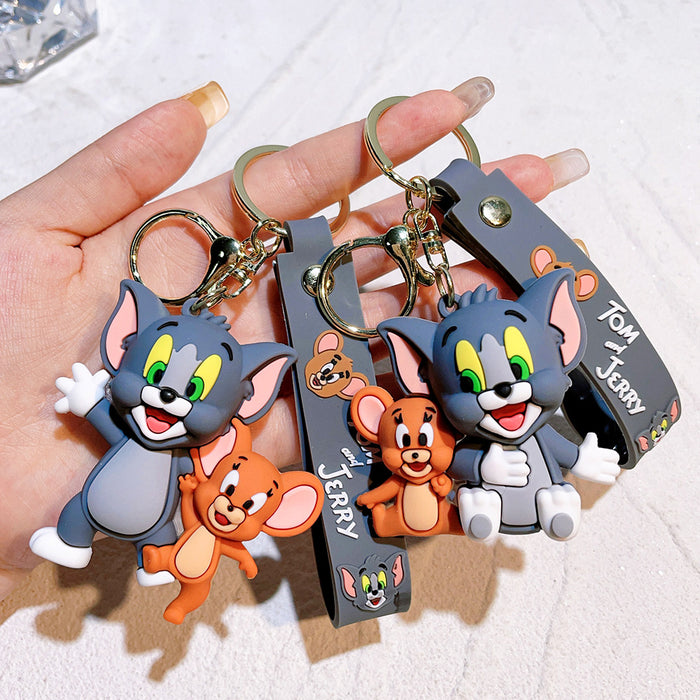 Wholesale Cartoon Silicone Doll Keychain JDC-KC-QiChao040