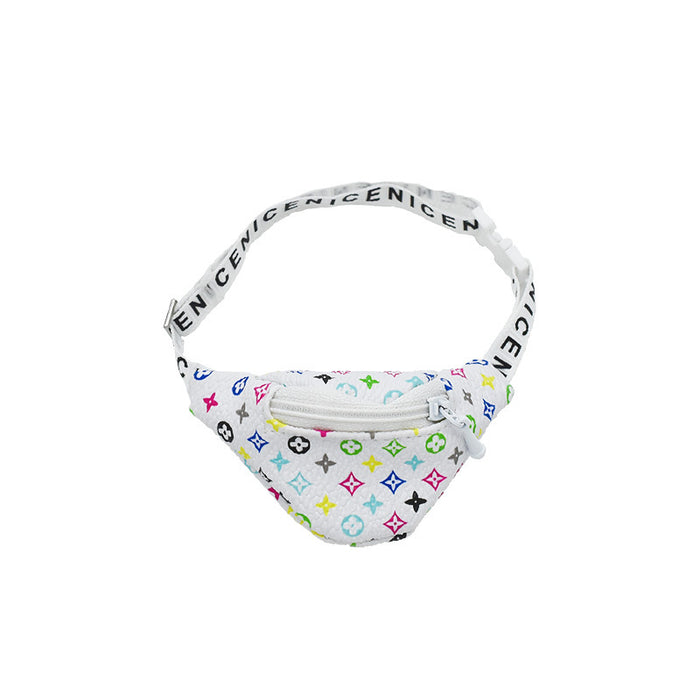 Wholesale Wool cloth messenger bag cotton doll waist bag change clothes accessories