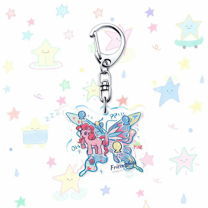 Wholesale Cute Cartoon Acrylic Butterfly Keychains