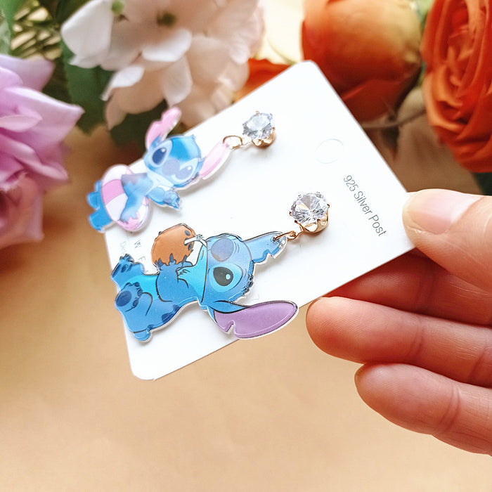 Wholesale Cute Acrylic Cartoon Earrings JDC-ES-Xiaox017