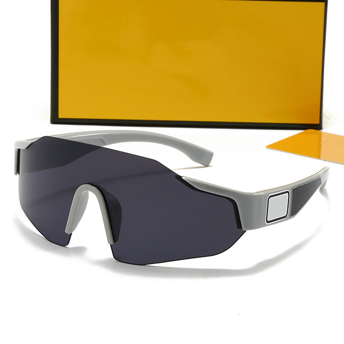 Wholesale Fashion sunglasses, colorful frameless one-piece sunglasses, driving goggles, and eye protection