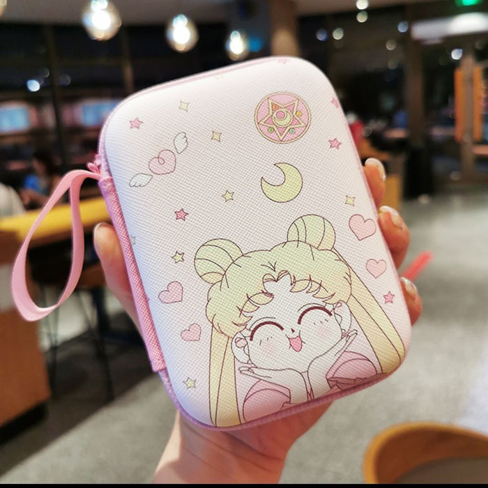 Wholesale  Cartoon  Headset Storage Bag Large Coin Purse Charger Data Cable Hard Disk Mobile Power Storage Box