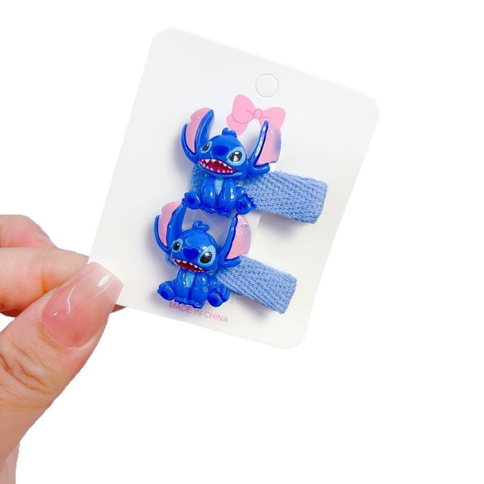 Wholesale hair accessories baby pair clip cloth small hairpin bangs accessories