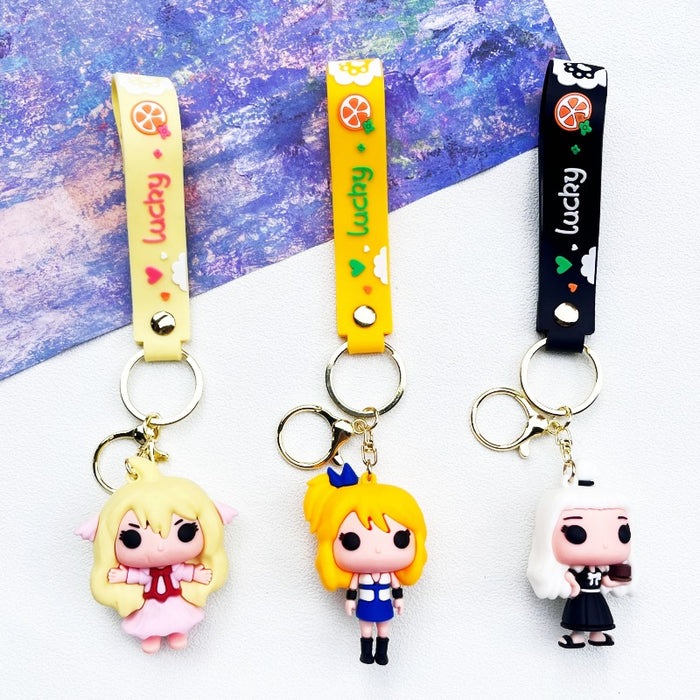 Wholesale Cartoon Doll PVC Keychain JDC-KC-ChuC043