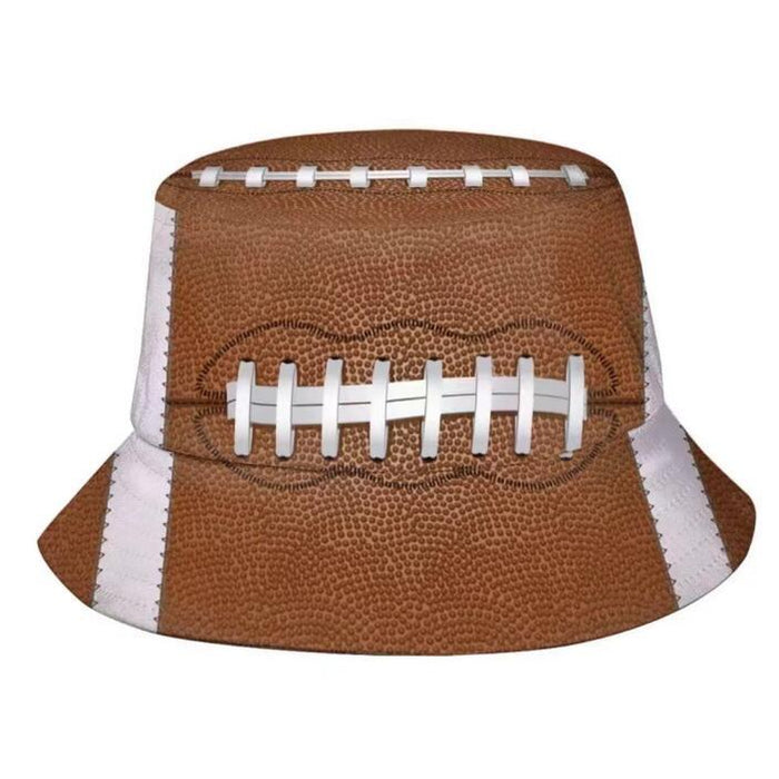 Wholesale geometric graffiti retro fisherman hat printed double-sided all-match basin hat outdoor sun hat