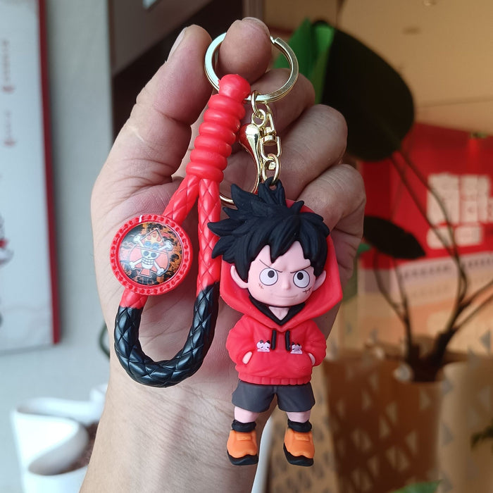 Wholesale Cartoon Silicone Doll Keychain JDC-KC-KuangK029