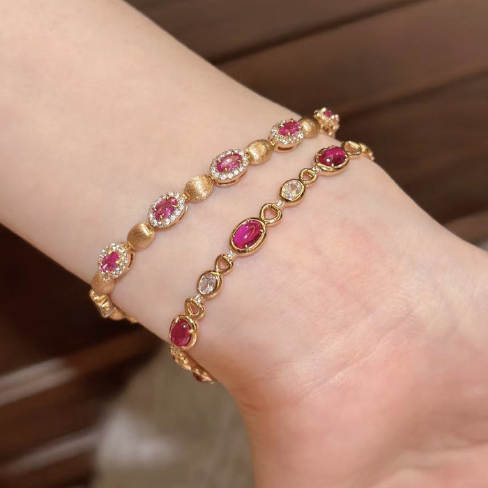 Wholesale Women's Hand-Brushed Diamond Bracelet