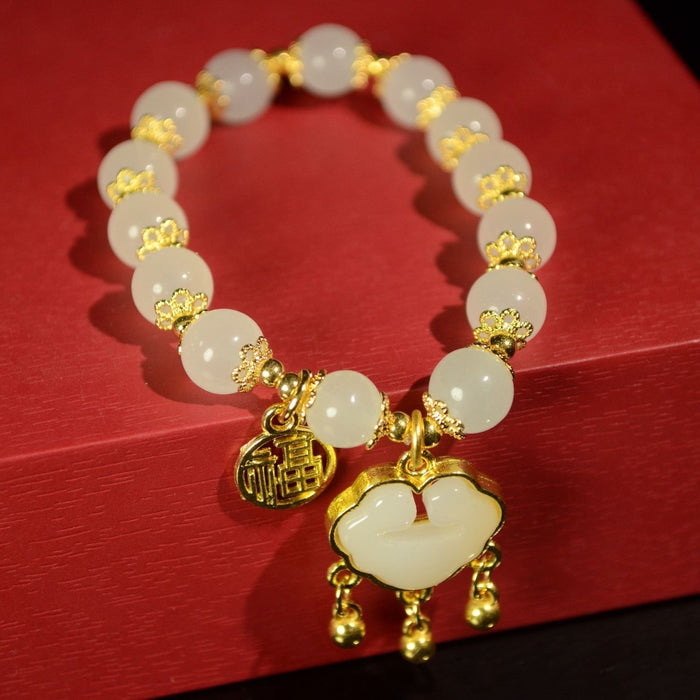 Wholesale Safe lock bracelet with niche design attracts wealth and good luck bracelet