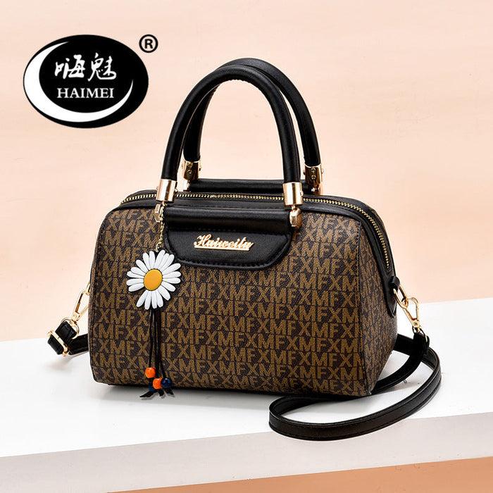 Wholesale Shoulder Bag PU Daisy Boston Bag Handbag Diagonal (F) JDC-SD-Meid005