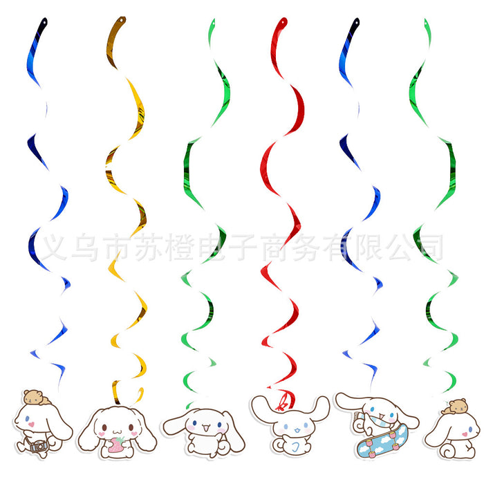Wholesale Party Supplies  Children' s Cartoon Birthday Decoration Disposable Tableware Cartoon Paper Cup suit
