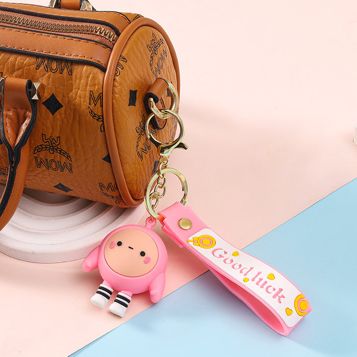 Wholesale PVC Cartoon Doll Keychain JDC-KC-Benxin012