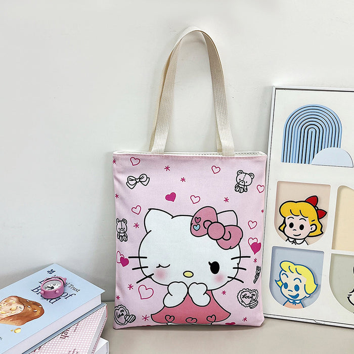 Wholesale  Anime Canvas Bag  Large Capacity Shoulder Bag