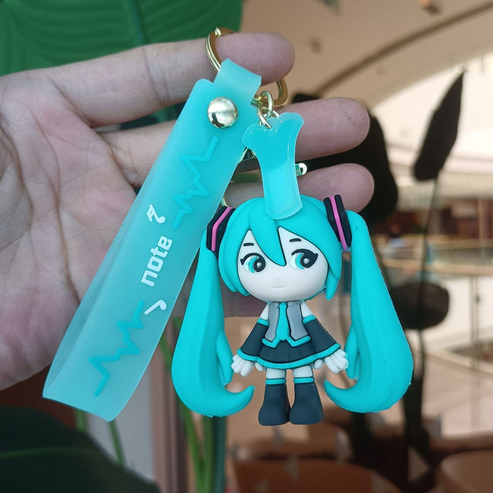 Wholesale Silicone Cartoon Figure Keychain JDC-KC-YiChang013