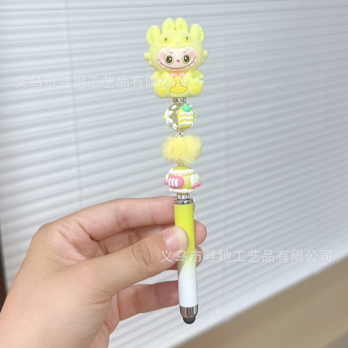 Wholesale DIY Cute Beaded Pen for Mobile Phones and Tablets Touch Screen Gel Ballpoint Pen
