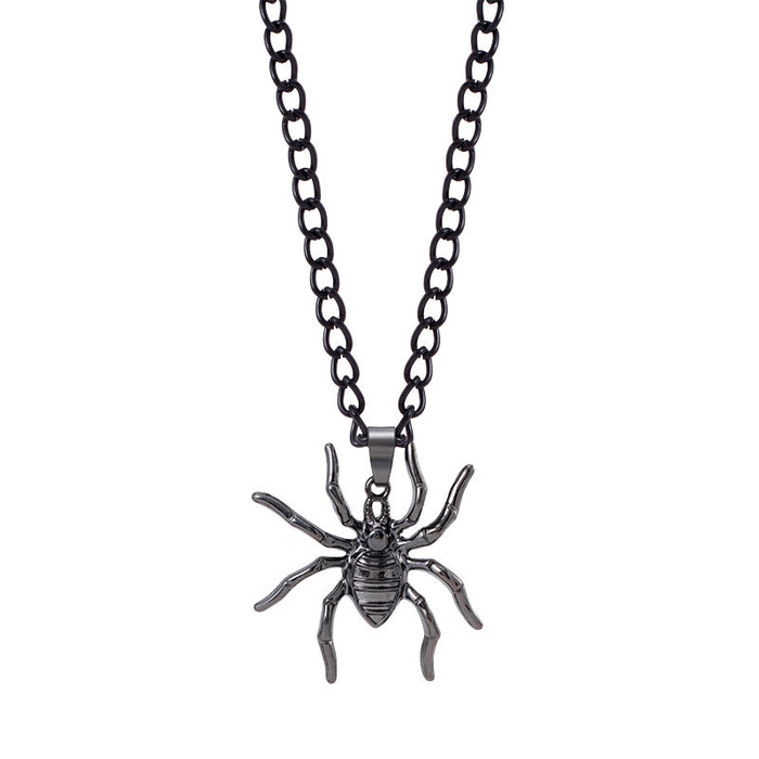 Wholesale Halloween Spider Alloy Necklace JDC-NE-JueHe004