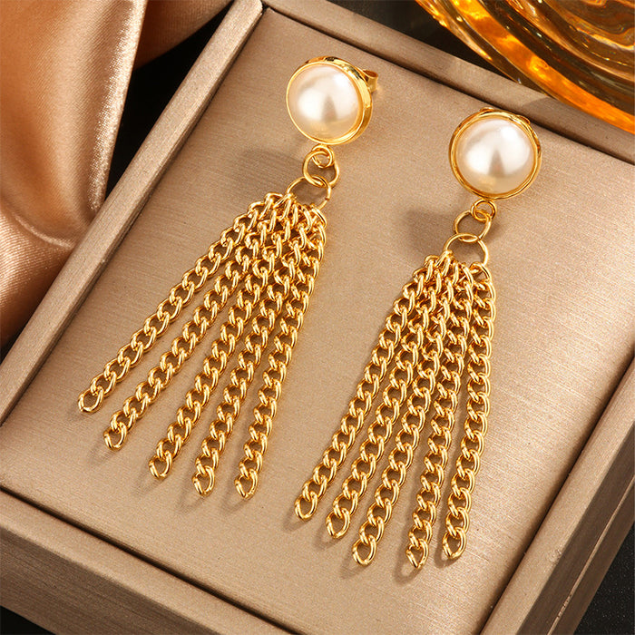 Wholesale Love Flower Pearl Earrings JDC-ES-WeiD002