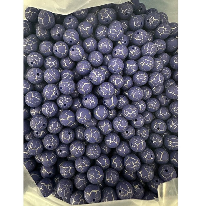 Wholesale 50pcs Leopard Print Series Silicone Balls JDC-BDS-HongZhou013