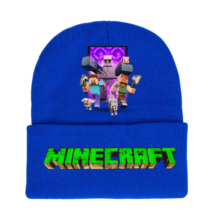 Wholesale Cartoon knitted hats,  wool hats and matching parent child warm hats