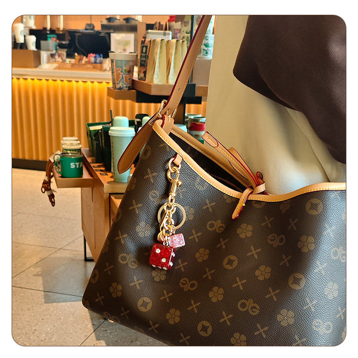 Wholesale Bag Pendant Diamond Keychain Elegant Personalized Accessories