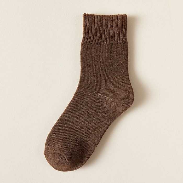 Wholesale Socks, looped socks, long socks, solid color, looped thick, warm midsole