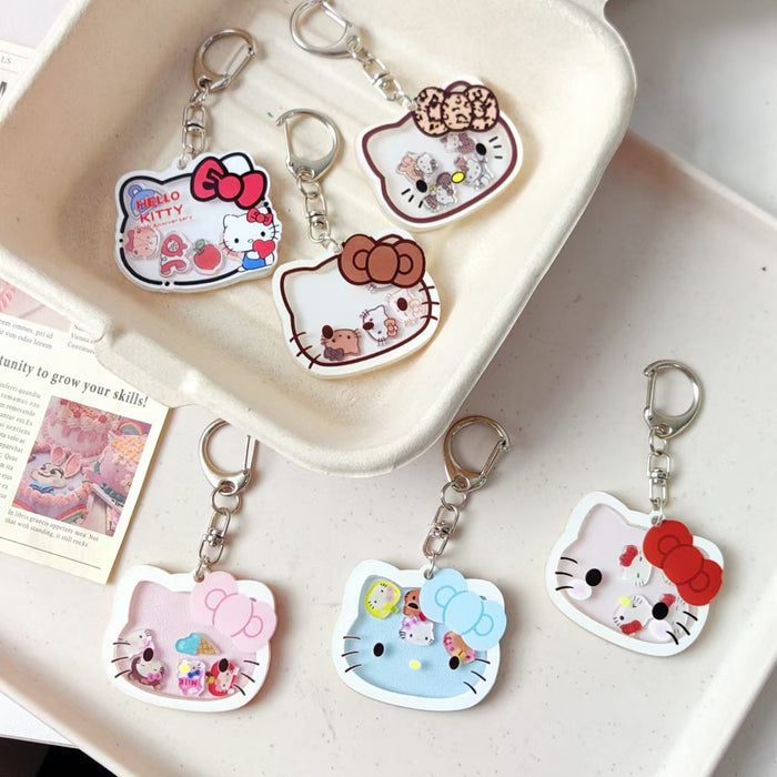 Wholesale Cartoon Cute High-value Keychain Acrylic Factory Bag Pendant Accessories Girlfriend Gift