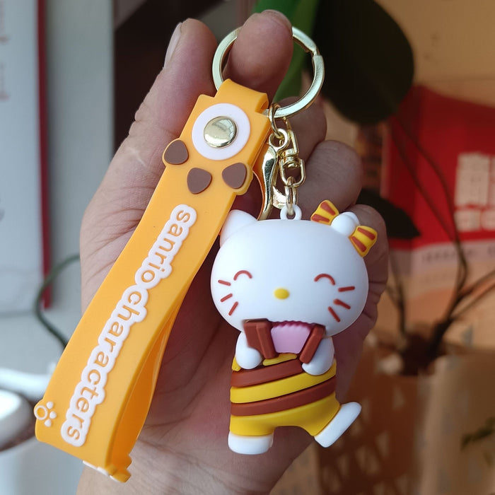 Wholesale PVC Cartoon Doll Keychain JDC-KC-KuangK007