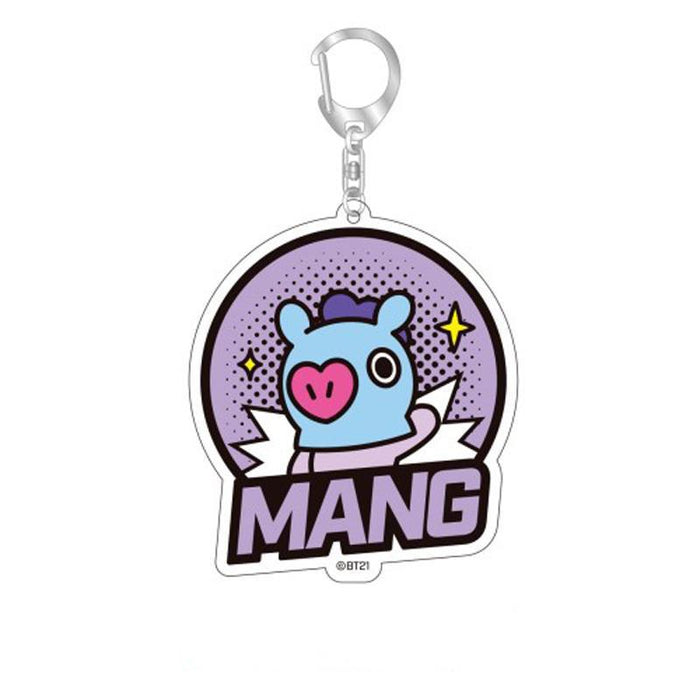 Wholesale Transparent Acrylic Cartoon Kpop Keychain JDC-KC-XinF003