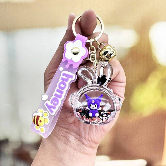 Wholesale Acrylic Starfish Oil Lollipop Cartoon Keychain JDC-KC-RunX017