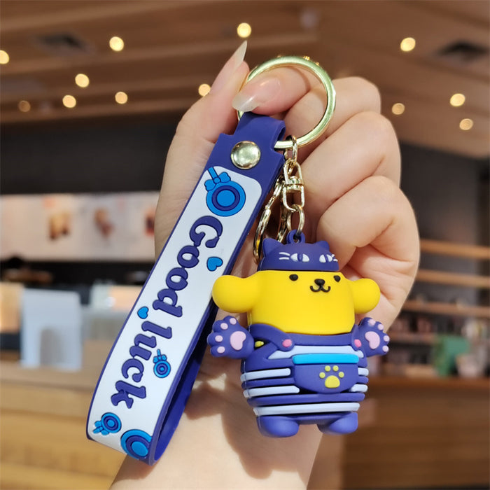 Wholesale Cartoon Silicone Doll Keychain JDC-KC-ZhuoRan032