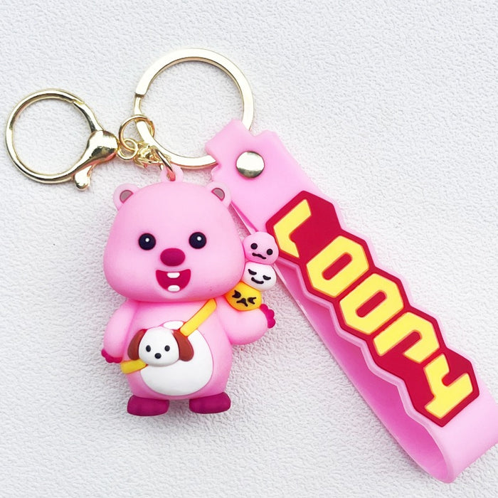 Wholesale PVC Cartoon Doll Keychain JDC-KC-WuYi281