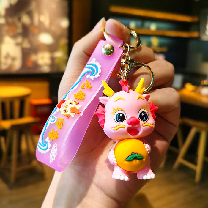 Wholesale Cartoon Doll Silicone Keychain JDC-KC-Tingm257