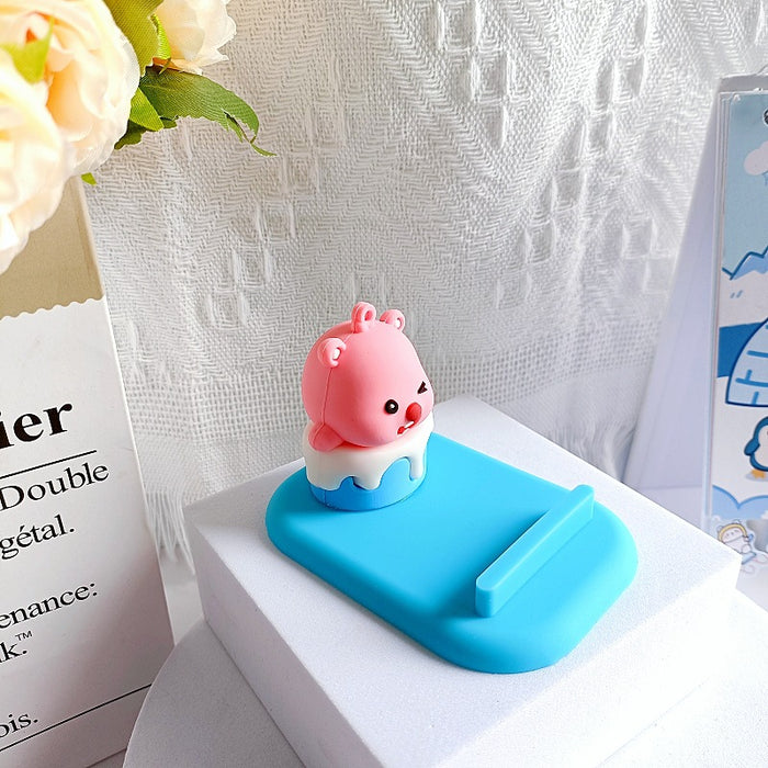 Wholesale PVC Cartoon Doll Mobile Phone Holder JDC-PS-MingT004