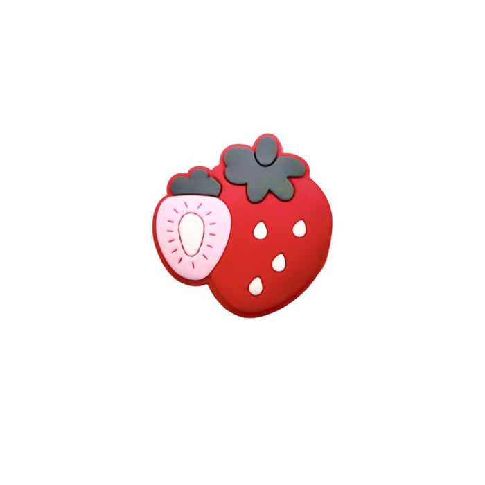 Wholesale Doughnut Hole Shoes Flower Shoe Buckle Decorative Buckle Cartoon PVC Soft Rubber DIY Accessories Shoe Flower Buckle Spot Wholesale