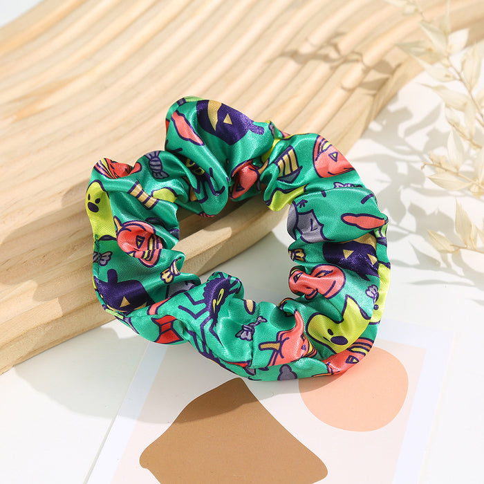 Wholesale Halloween Polyester Pumpkin Printed Hairband JDC-HS-Shil004