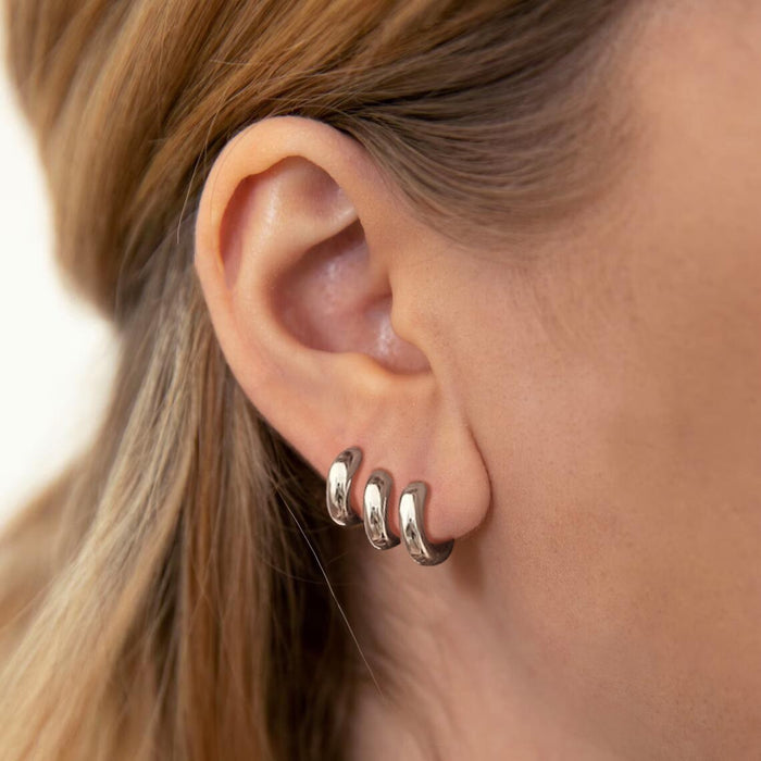 Wholesale Geometric square copper ear clip set