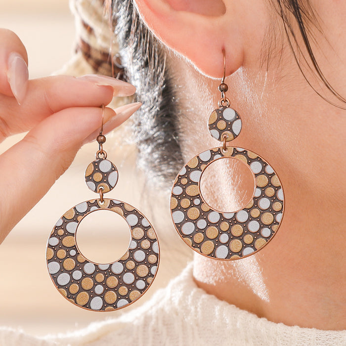 Wholesale Bohemian Retro Tassel Earrings Ethnic Style Zinc Alloy Gift MOQ≥2